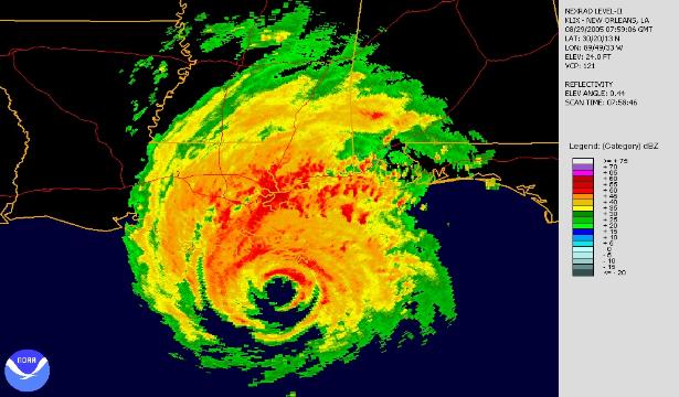 Hurricane Katrina's Winds and Waves